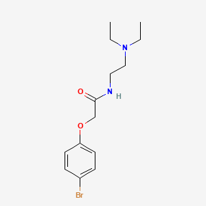 2-(p-Bromophenoxy)-N-(2-(diethylamino)ethyl)acetamide