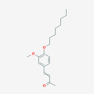 4-[3-Methoxy-4-(octyloxy)phenyl]but-3-EN-2-one