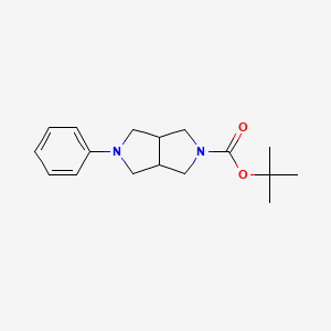 tert-butyl 5-phenylhexahydropyrrolo[3,4-c]pyrrole-2(1H)-carboxylate