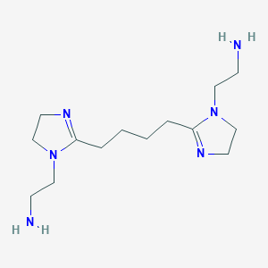 2,2'-{Butane-1,4-diylbis[(4,5-dihydro-1H-imidazole-2,1-diyl)]}di(ethan-1-amine)