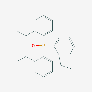 molecular formula C24H27OP B14668430 Tris(2-ethylphenyl)(oxo)-lambda~5~-phosphane CAS No. 51008-47-0