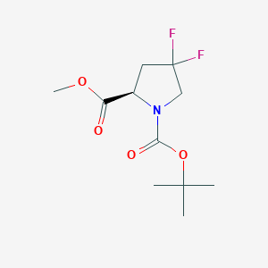 (R)-1-Tert-butyl 2-methyl 4,4-difluoropyrrolidine-1,2-dicarboxylate