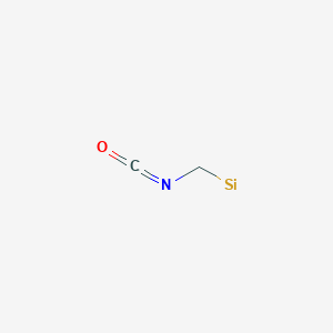 molecular formula C2H2NOSi B14668463 Isocyanatomethylsilane 