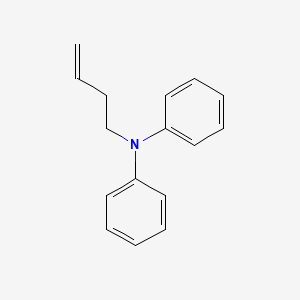 molecular formula C16H17N B14668476 N-(But-3-en-1-yl)-N-phenylaniline CAS No. 50965-59-8