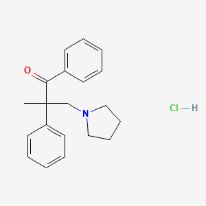 2-Methyl-2-phenyl-3-(1-pyrrolidinyl)propiophenone hydrochloride