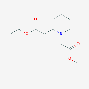 Diethyl 2,2'-(piperidine-1,2-diyl)diacetate