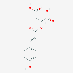 2-{[3-(4-Hydroxyphenyl)acryloyl]oxy}butanedioic acid