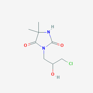 3-(3-Chloro-2-hydroxypropyl)-5,5-dimethylimidazolidine-2,4-dione