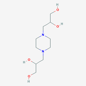 3-[4-(2,3-Dihydroxypropyl)piperazin-1-yl]propane-1,2-diol