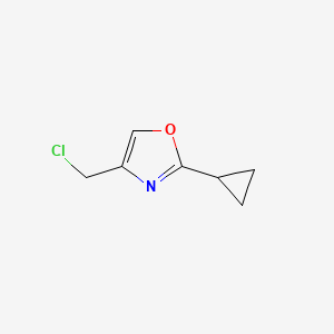 4-(Chloromethyl)-2-cyclopropyloxazole