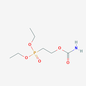 molecular formula C7H16NO5P B14668562 Diethyl [2-(carbamoyloxy)ethyl]phosphonate CAS No. 51165-57-2