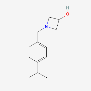 molecular formula C13H19NO B1466859 1-(4-Isopropylbenzyl)azetidin-3-ol CAS No. 1146157-51-8