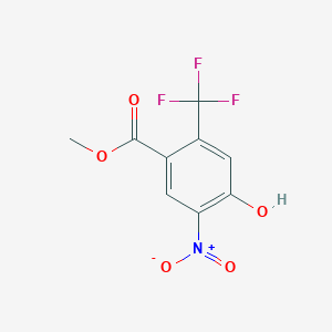 Methyl 4-hydroxy-5-nitro-2-(trifluoromethyl)benzoate