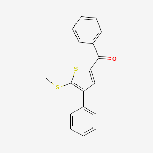 [5-(Methylsulfanyl)-4-phenylthiophen-2-yl](phenyl)methanone