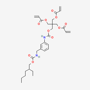 [2-[[3-[(2-Ethylhexoxycarbonylamino)methyl]phenyl]carbamoyloxymethyl]-3-prop-2-enoyloxy-2-(prop-2-enoyloxymethyl)propyl] prop-2-enoate