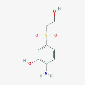 2-Amino-5-(2-hydroxyethanesulfonyl)phenol