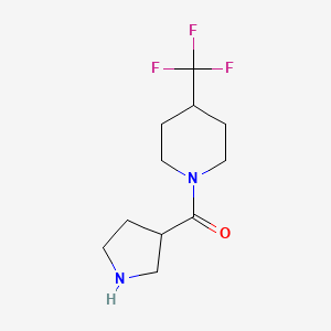 Pyrrolidin-3-yl(4-(trifluoromethyl)piperidin-1-yl)methanone