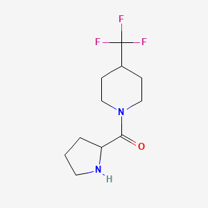 Pyrrolidin-2-yl(4-(trifluoromethyl)piperidin-1-yl)methanone