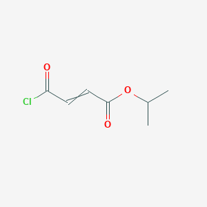 molecular formula C7H9ClO3 B14668760 Propan-2-yl 4-chloro-4-oxobut-2-enoate CAS No. 41777-94-0