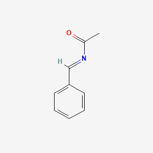 molecular formula C9H9NO B14668768 Acetamide, N-(phenylmethylene)- CAS No. 37800-54-7