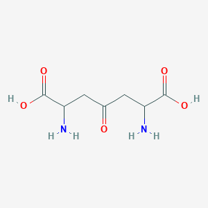 B14668773 2,6-Diamino-4-oxoheptanedioic acid CAS No. 42294-33-7