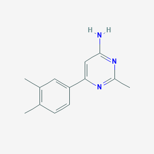 6-(3,4-Dimethylphenyl)-2-methylpyrimidin-4-amine