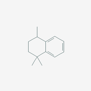 molecular formula C13H18 B14668794 1,1,4-Trimethyl-1,2,3,4-tetrahydronaphthalene CAS No. 40463-15-8