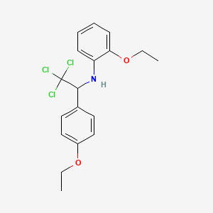 2-ethoxy-N-[2,2,2-trichloro-1-(4-ethoxyphenyl)ethyl]aniline