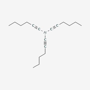 Tri(hex-1-yn-1-yl)alumane