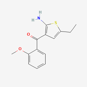 (2-Amino-5-ethylthiophen-3-yl)-(2-methoxyphenyl)methanone