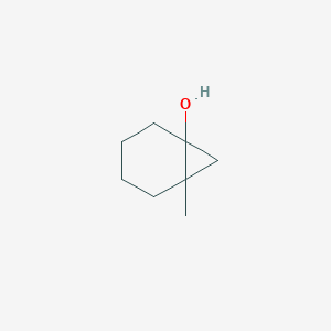 molecular formula C8H14O B14668859 6-Methylbicyclo[4.1.0]heptan-1-ol CAS No. 50338-56-2