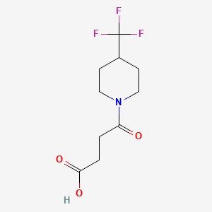 4-Oxo-4-(4-(trifluoromethyl)piperidin-1-yl)butanoic acid