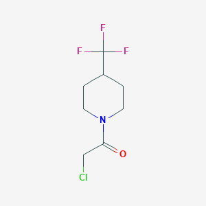 2-Chloro-1-[4-(trifluoromethyl)piperidin-1-yl]ethan-1-one