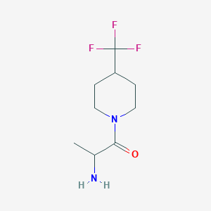 2-Amino-1-[4-(trifluoromethyl)piperidin-1-yl]propan-1-one