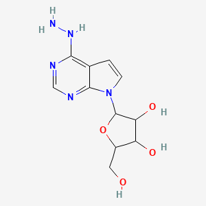 4-Hydrazinyl-7-pentofuranosyl-7h-pyrrolo[2,3-d]pyrimidine