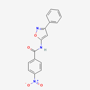 4-Nitro-N-(3-phenyl-5-isoxazolyl)benzamide