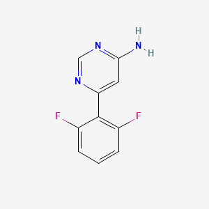 6-(2,6-Difluorophenyl)pyrimidin-4-amine