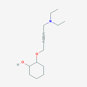 2-{[4-(Diethylamino)but-2-yn-1-yl]oxy}cyclohexan-1-ol