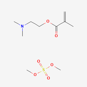 molecular formula C10H21NO6S B14668986 2-(Dimethylamino)ethyl 2-methylprop-2-enoate;dimethyl sulfate CAS No. 41178-11-4