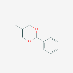 B146690 5-Ethenyl-2-phenyl-1,3-dioxane CAS No. 128562-00-5