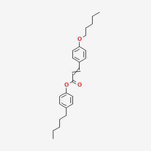 4-Pentylphenyl 3-[4-(pentyloxy)phenyl]prop-2-enoate