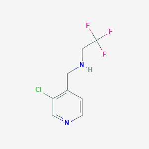 [(3-Chloropyridin-4-yl)methyl](2,2,2-trifluoroethyl)amine