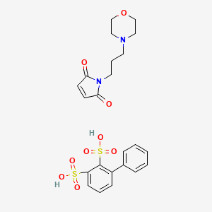 1-(3-(4-Morpholinyl)propyl)-1H-pyrrole-2,5-dione(1,1'-biphenyl)-ar,ar'-disulfonate