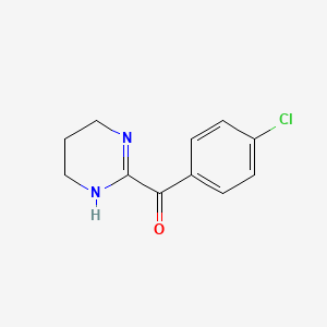 (4-Chlorophenyl)(1,4,5,6-tetrahydropyrimidin-2-yl)methanone