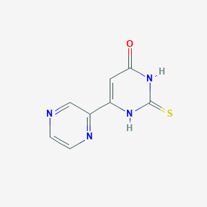 6-(pyrazin-2-yl)-2-thioxo-2,3-dihydropyrimidin-4(1H)-one