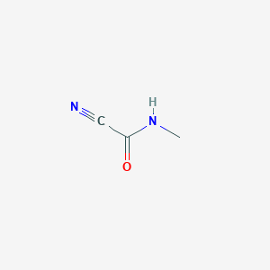 molecular formula C3H4N2O B14669051 [(Cyanocarbonyl)amino]methane CAS No. 39088-41-0