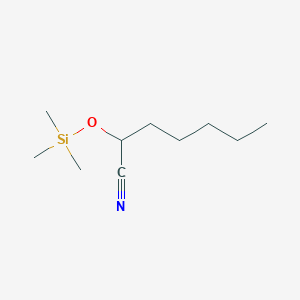 2-Trimethylsilanyloxy-heptanenitrile