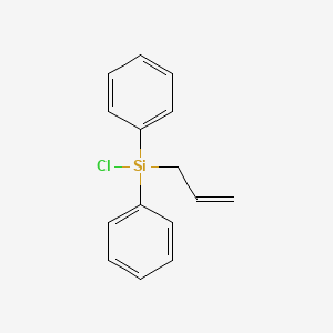 molecular formula C15H15ClSi B14669104 Chloro(diphenyl)(prop-2-en-1-yl)silane CAS No. 41422-93-9