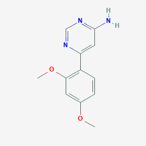6-(2,4-Dimethoxyphenyl)pyrimidin-4-amine