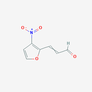 3-(3-Nitrofuran-2-yl)prop-2-enal